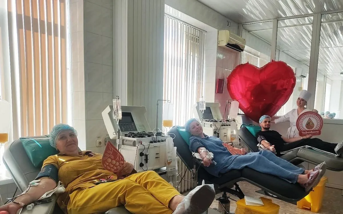 🩸 180 человек сдали кровь в Краснодаре во Всемирный день донора.

На краевой станции переливания кр