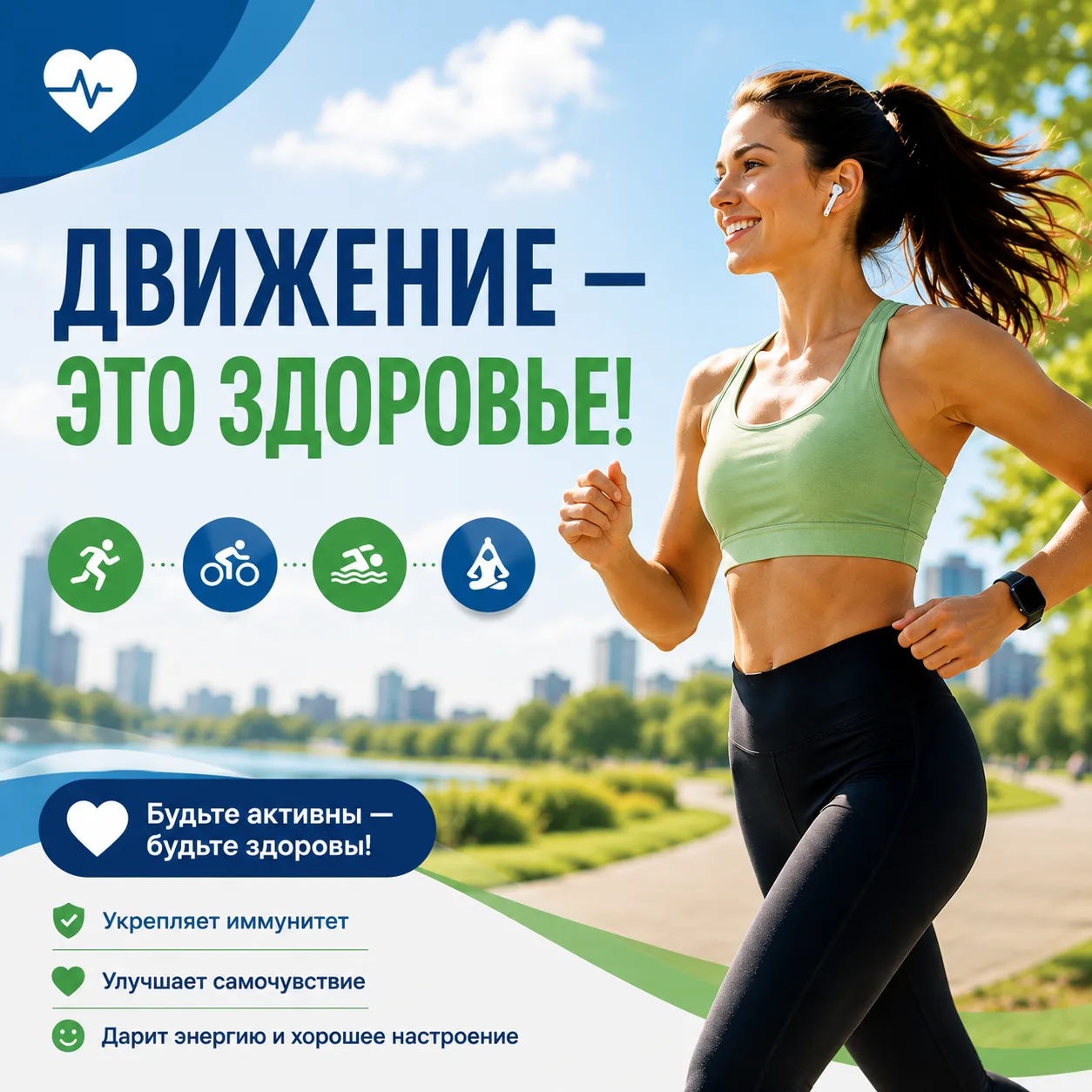 🏃‍♀️ Движение — это здоровье!