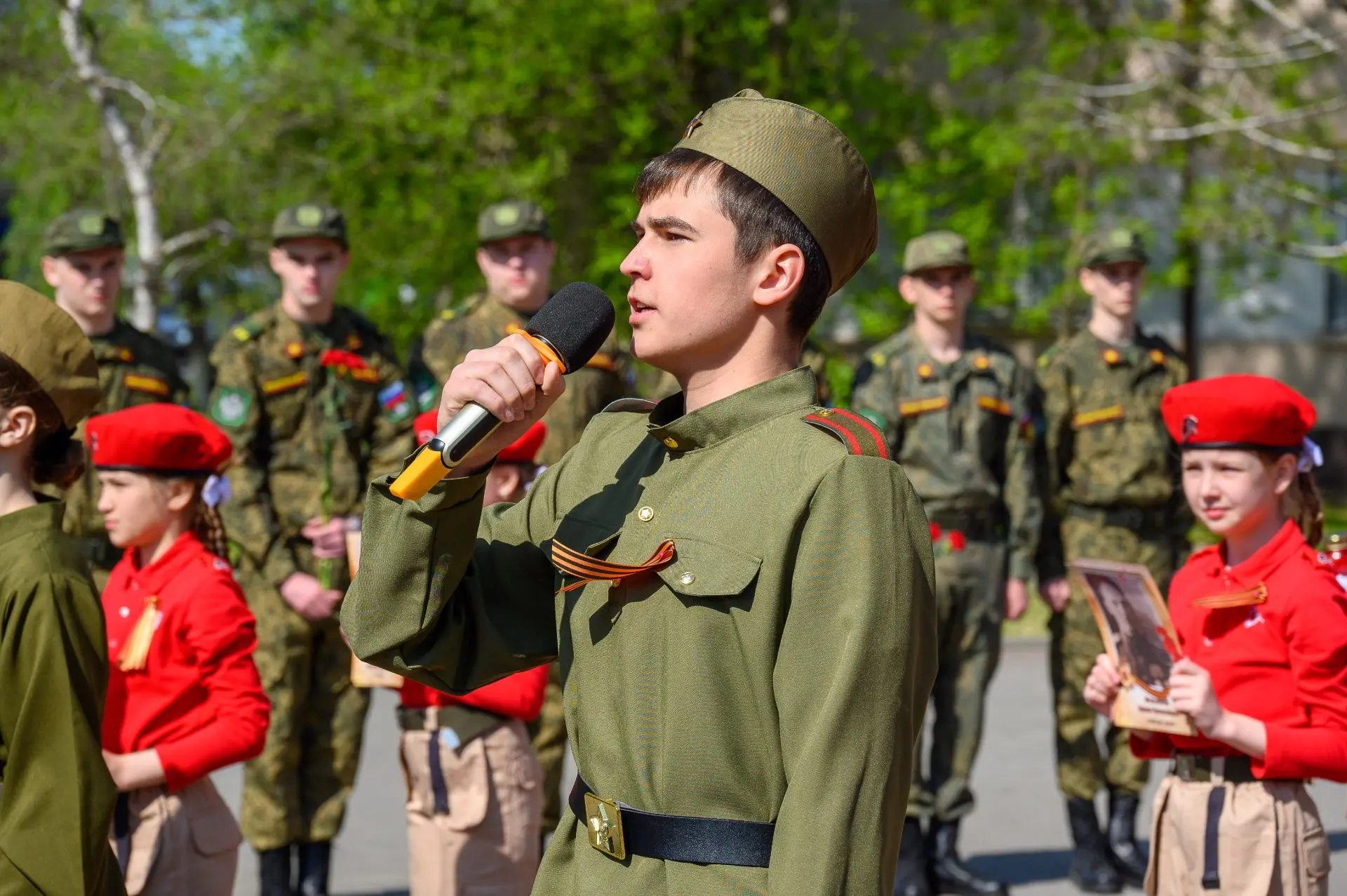 В ознаменование 81-годовщины Великой Победы в Великой Отечественной войне, в Октябрьском районе прош