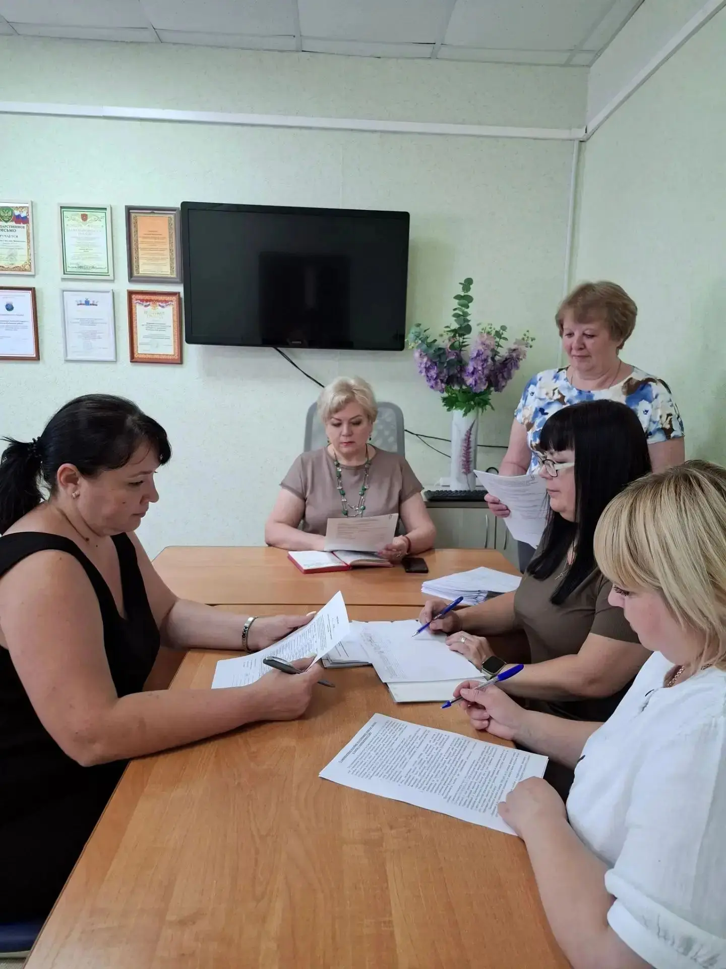 В УСПН Ртищевского района состоялось очередное заседание комиссии по назначению государственной соци