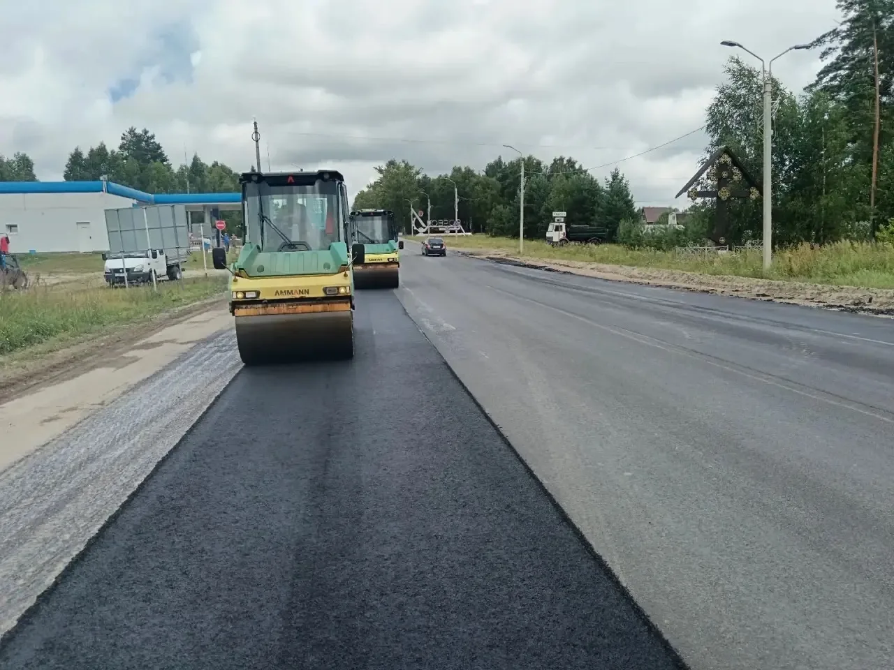 Во Владимирской области по нацпроекту «Инфраструктура для жизни» ремонтируют дороги, ведущие к спорт