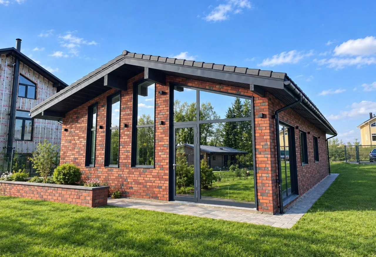 СКОЛЬКО СТОИТ ПОСТРОИТЬ ОДНОЭТАЖНЫЙ ДОМ С МАНСОРДНОЙ КРЫШЕЙ 146 М2? 🏠