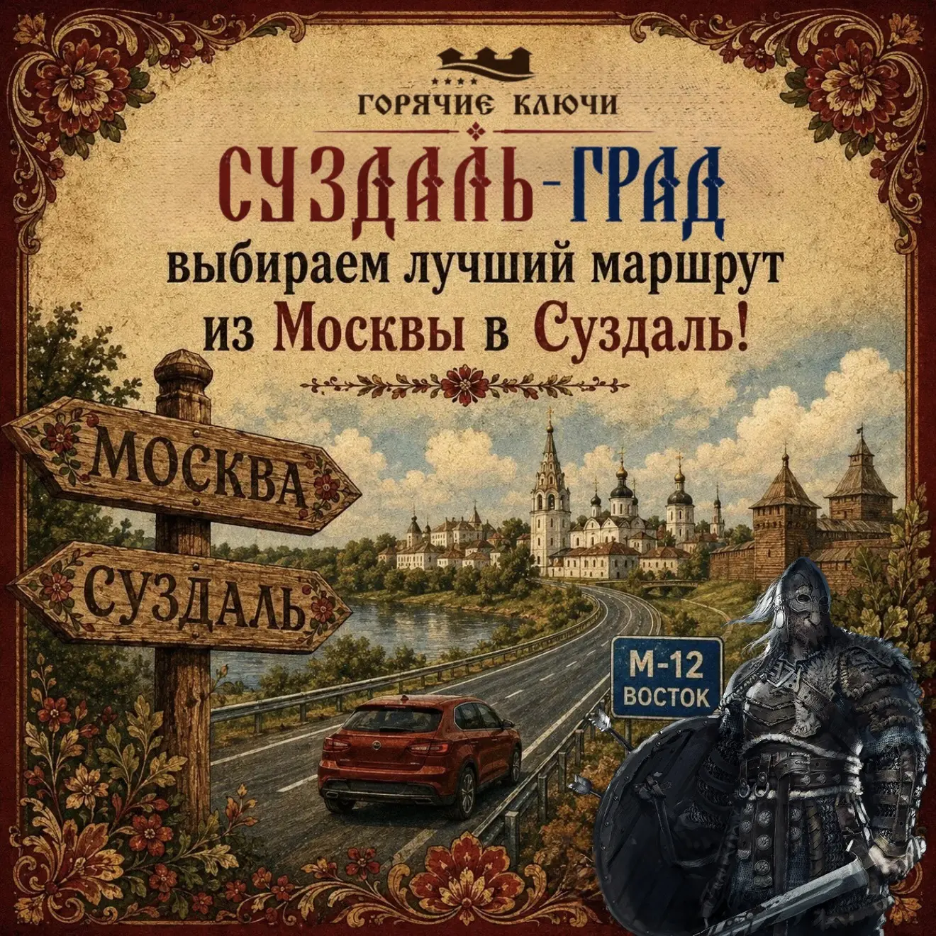 Как добраться до фестиваля «Суздаль-Град»? ⚔️