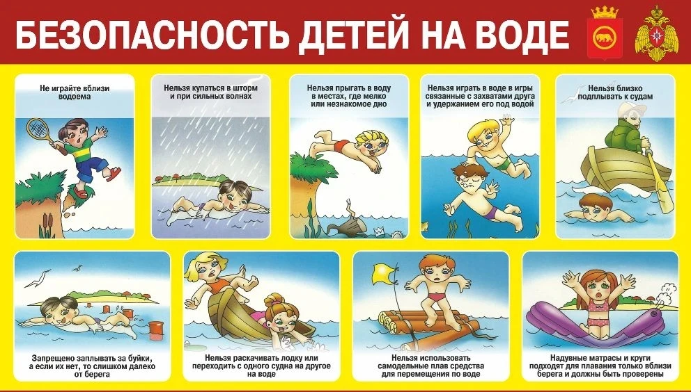❗️🌊Безопасность на водоёмах в летний период.