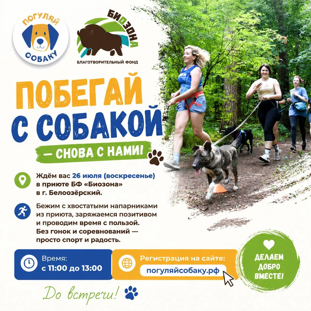 Побегай с собакой