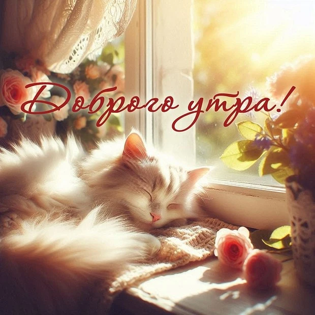 Доброе утро! ☀️ Пусть день начнётся с улыбки и хороших новостей!