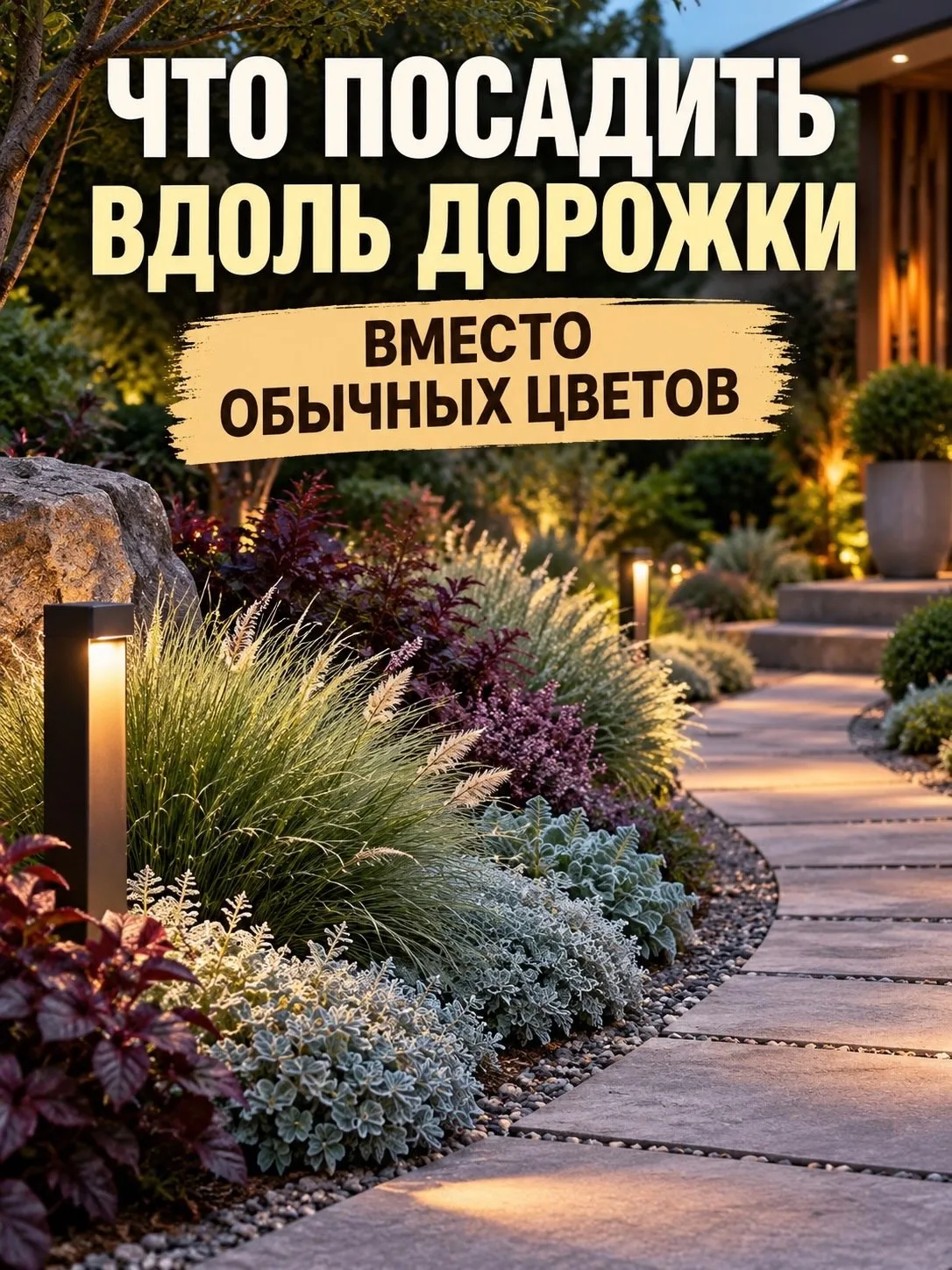 👣 Что посадить вдоль дорожки?
