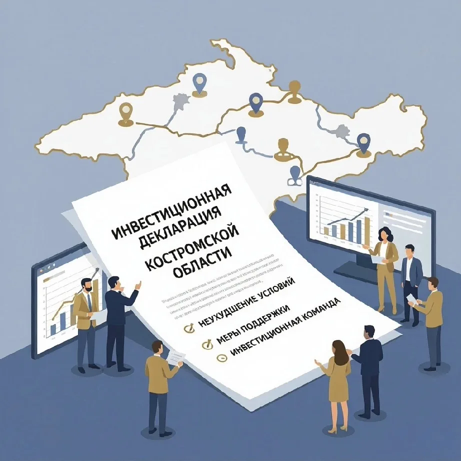 📄Инвестиционная декларация Костромской области: обязательства региона перед инвесторами.

Это — офи