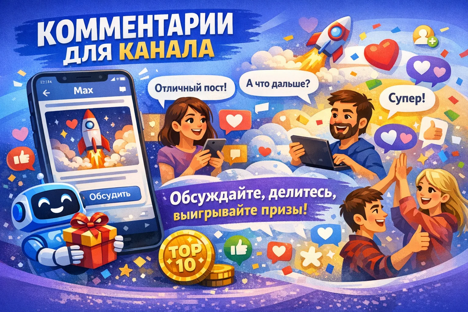 💬 Больше жизни в канале с ботом «Комментарии для канала»