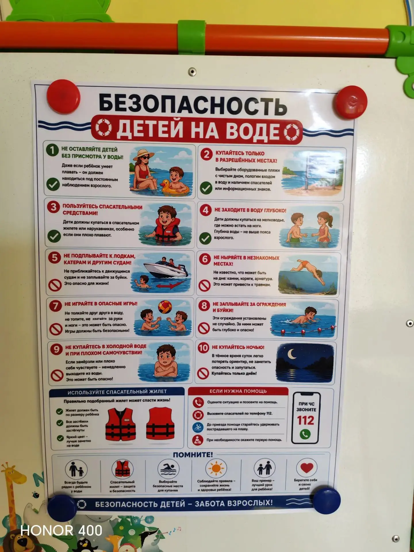 "Уроки безопасности на воде." Дети познакомились и закрепили полученные знания   по  правилам безопа