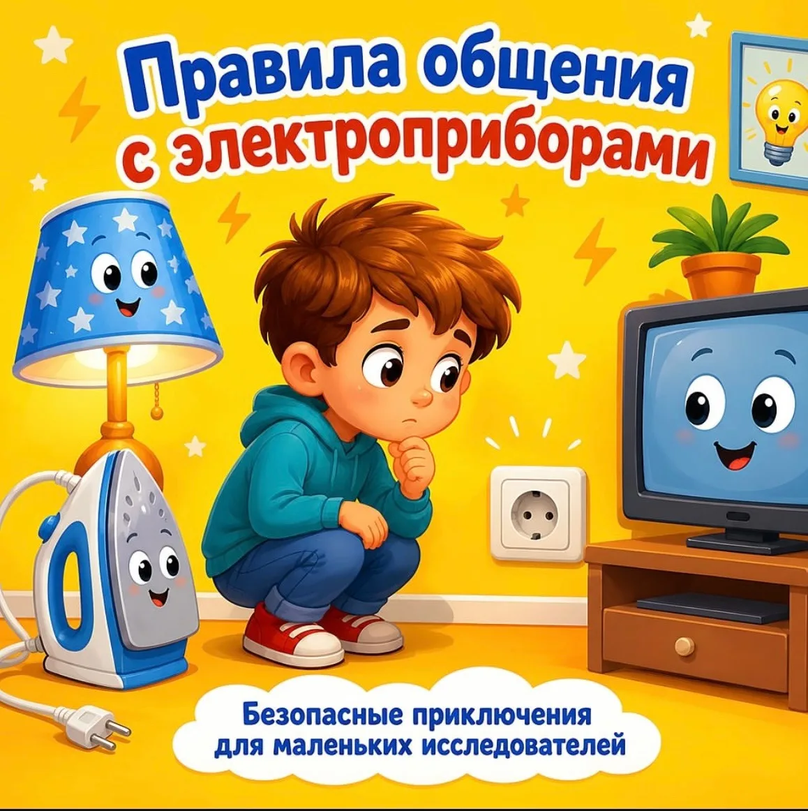 ⚡️Электричество — наш верный помощник, но только если обращаться с ним правильно. Дети, к сожалению,