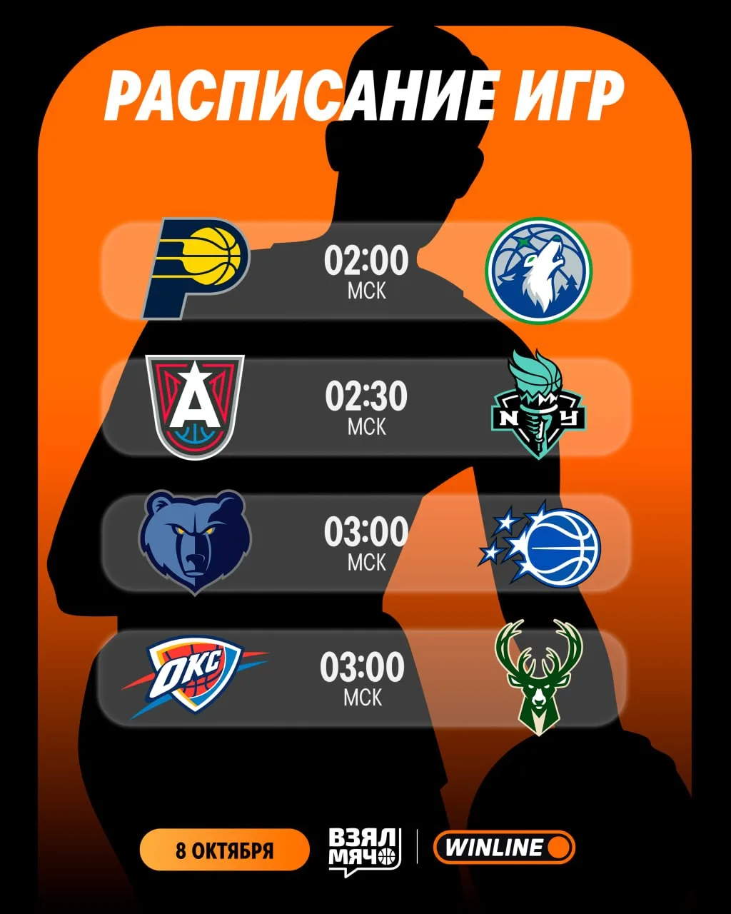 📺 Расписание трансляций игровой ночи!