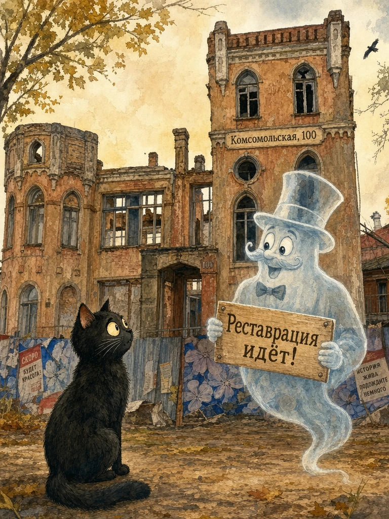 👻 Ставропольский «дом с привидениями» наконец-то начнут восстанавливать

Знаменитый особняк на Комс