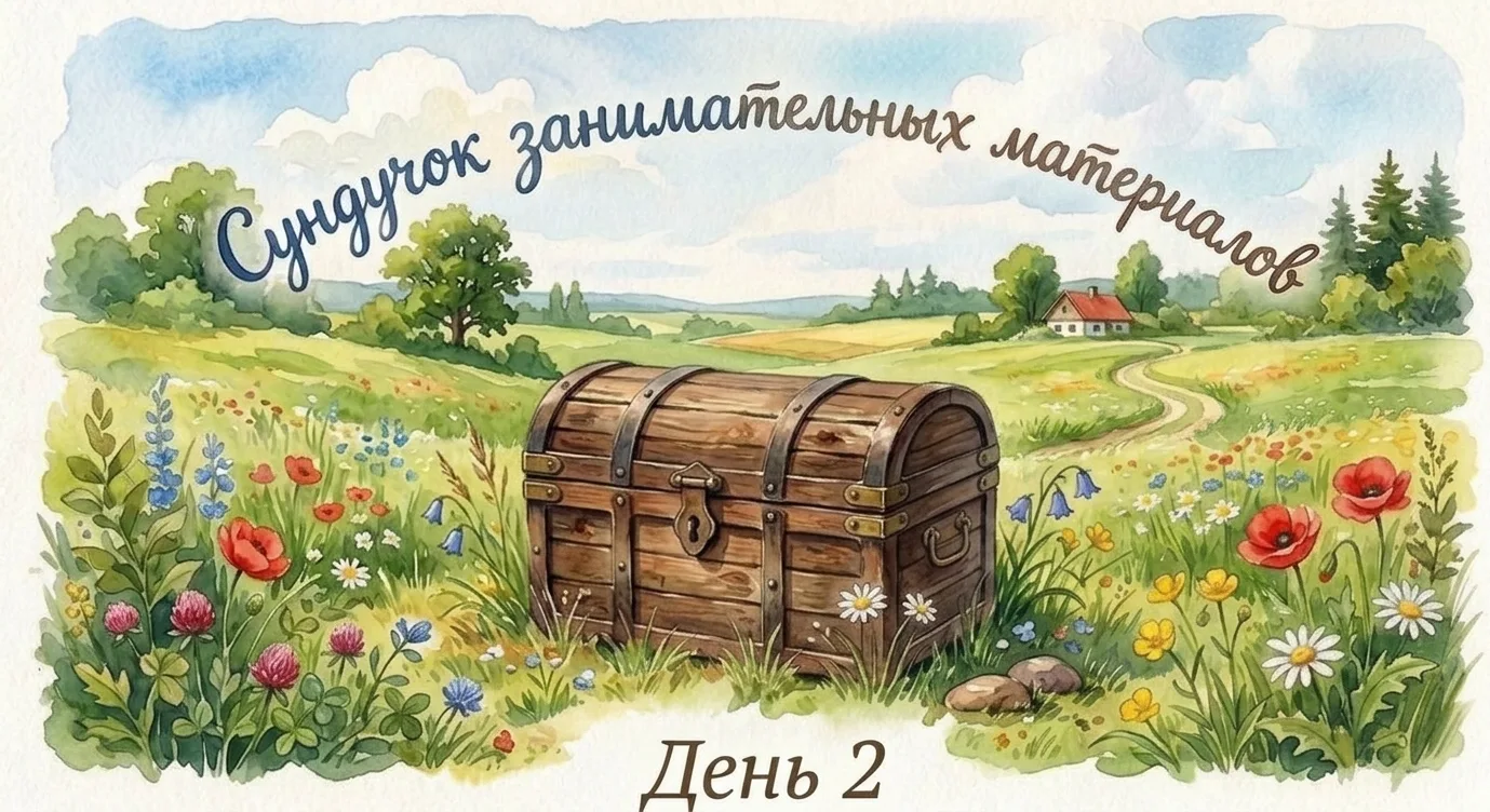 День 2

Продолжаем знакомиться с содержимым нашего сундучка. 
Материал второго дня - для учеников 6 
