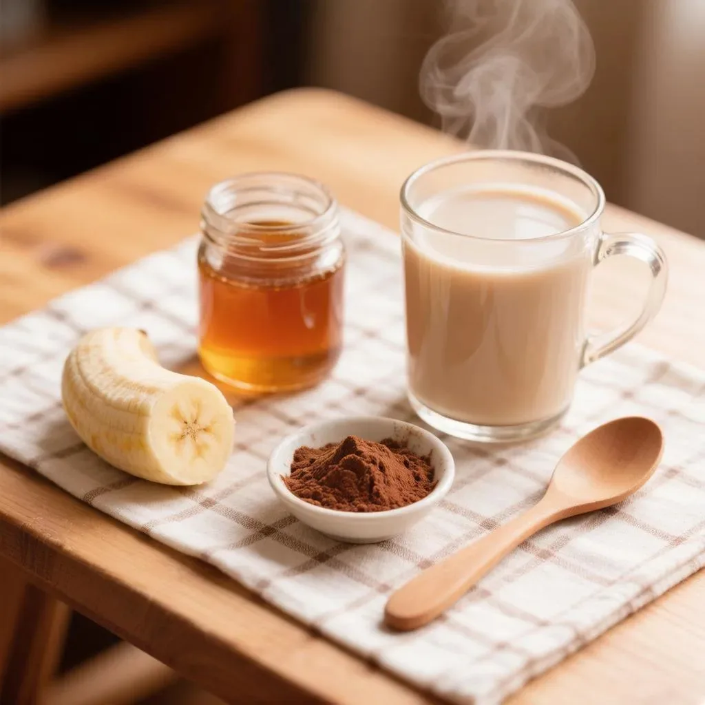 🍌🥛 Сладкий способ избавиться от першения в горле и кашля  Если горло только начинает першить или поя