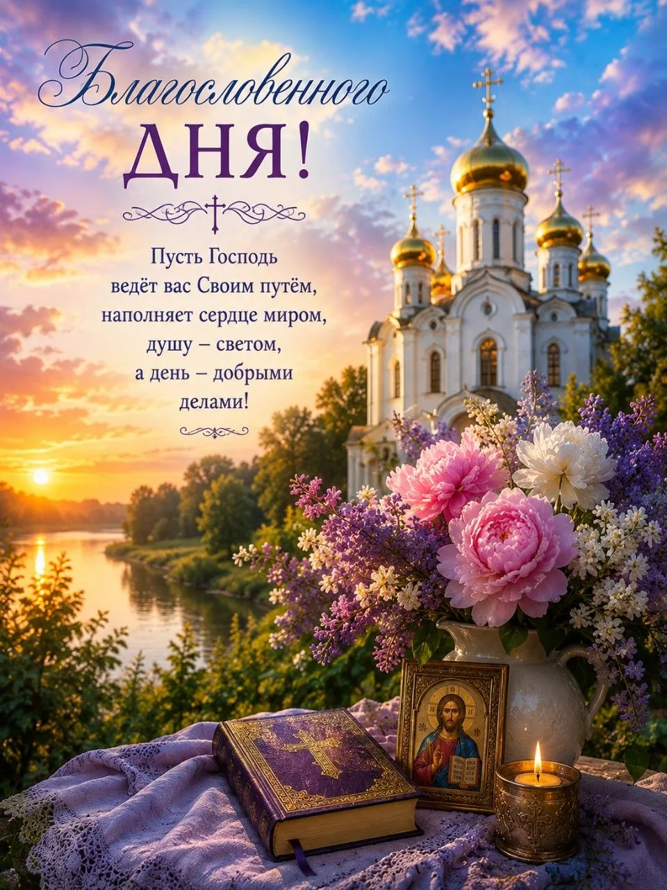 ◕✿◕ 〰️◕✿◕ 〰️◕✿◕ 〰️◕✿◕ 
☦Православные открытки и поздравления и в MAX