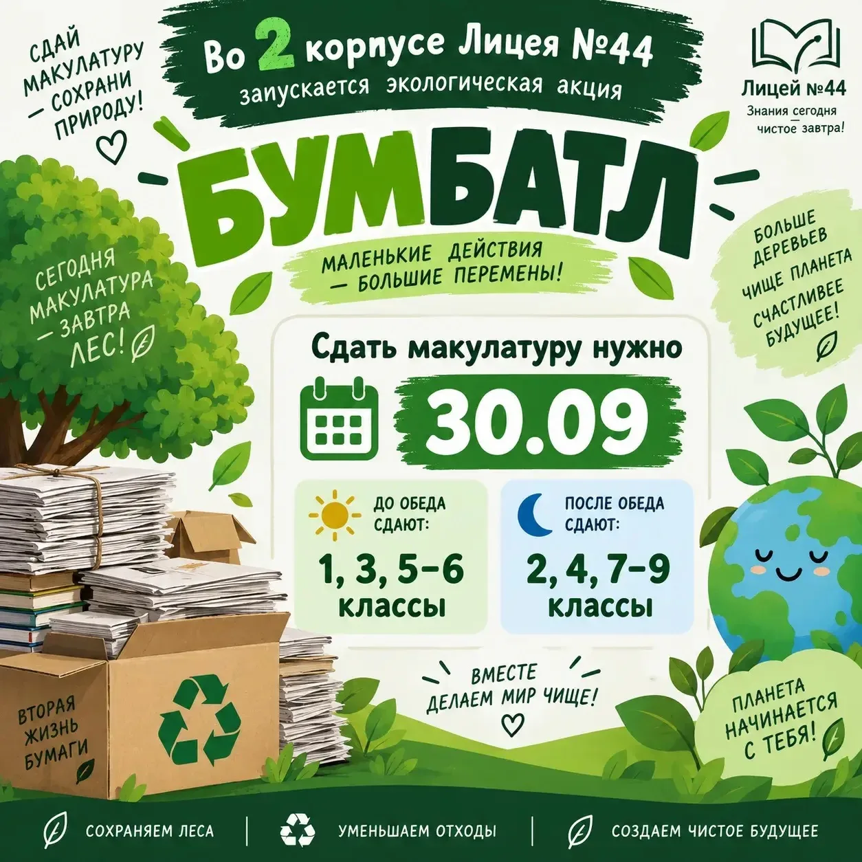 Готов внести вклад в будущее планеты? Тогда лови важную новость! 🌿