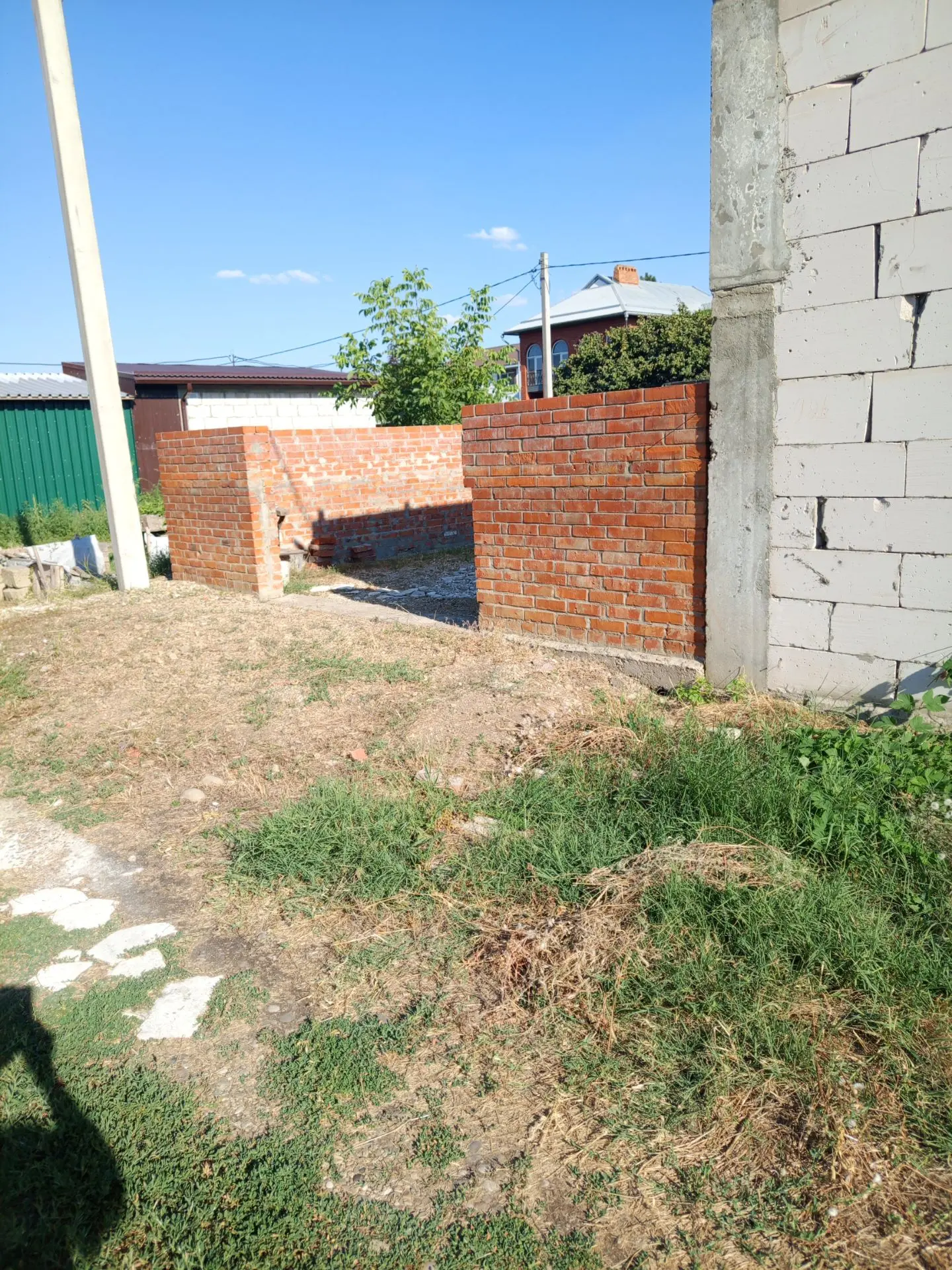 Продам недостроенный кирпичный гараж. Есть сетевая вода. Размер 6/6м. Находится ст. Дин...