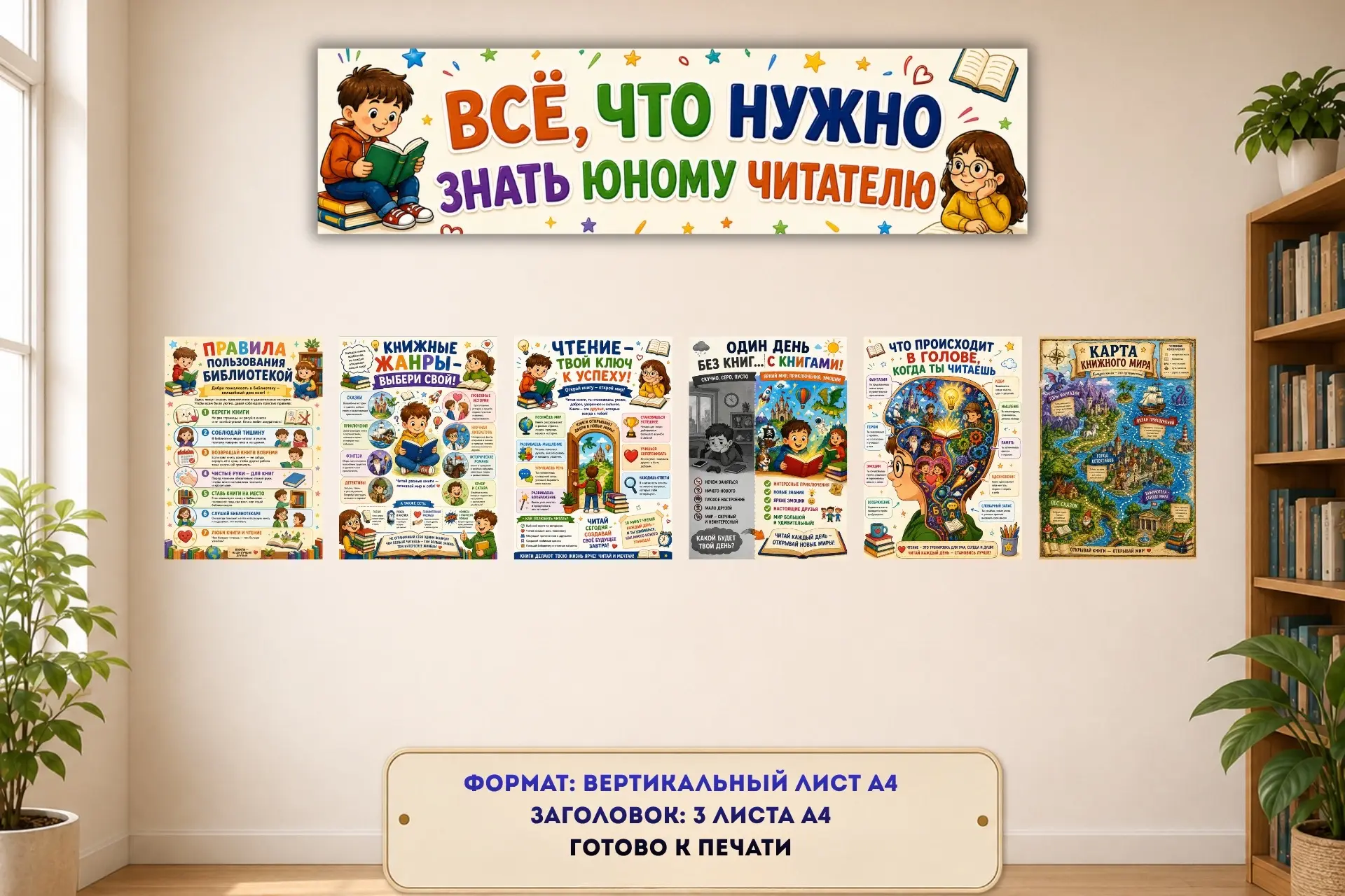 📚 Готовый комплект «Всё, что нужно знать юному читателю»