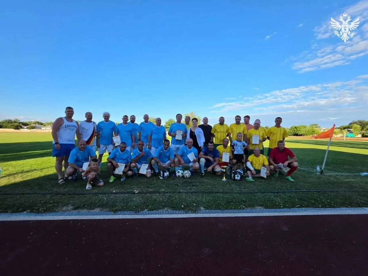 ⚽️ В Геническом муниципальном округе состоялся матч среди ветеранов футбола. На поле вс...