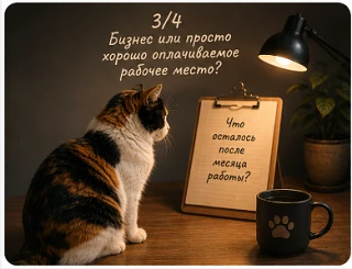 А ЧТО ОСТАЛОСЬ У ВАС ПОСЛЕ МЕСЯЦА РАБОТЫ?