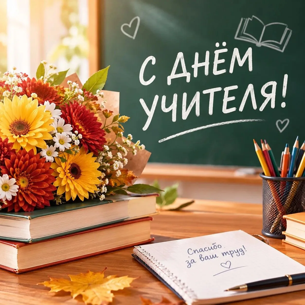👩‍🏫 С ДНЁМ УЧИТЕЛЯ!
