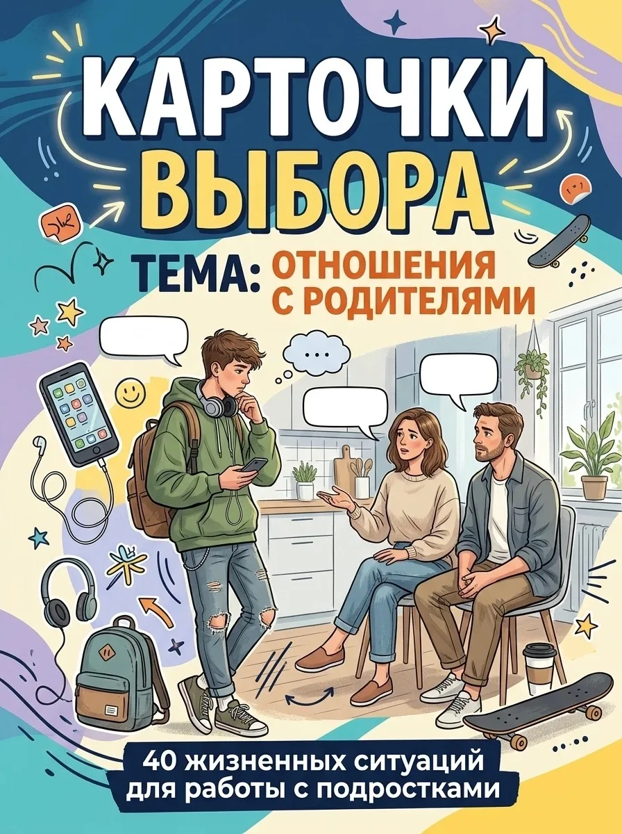 ‼КАРТОЧКИ ВЫБОРА. Тема: «ОТНОШЕНИЯ С РОДИТЕЛЯМИ»