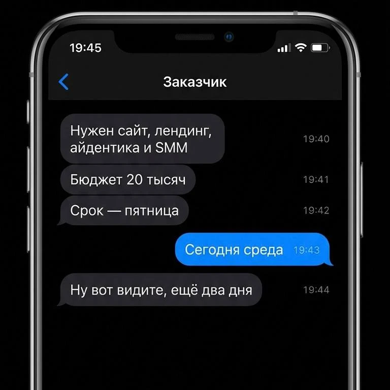 Редфлаги заказчиков. Часть 1.