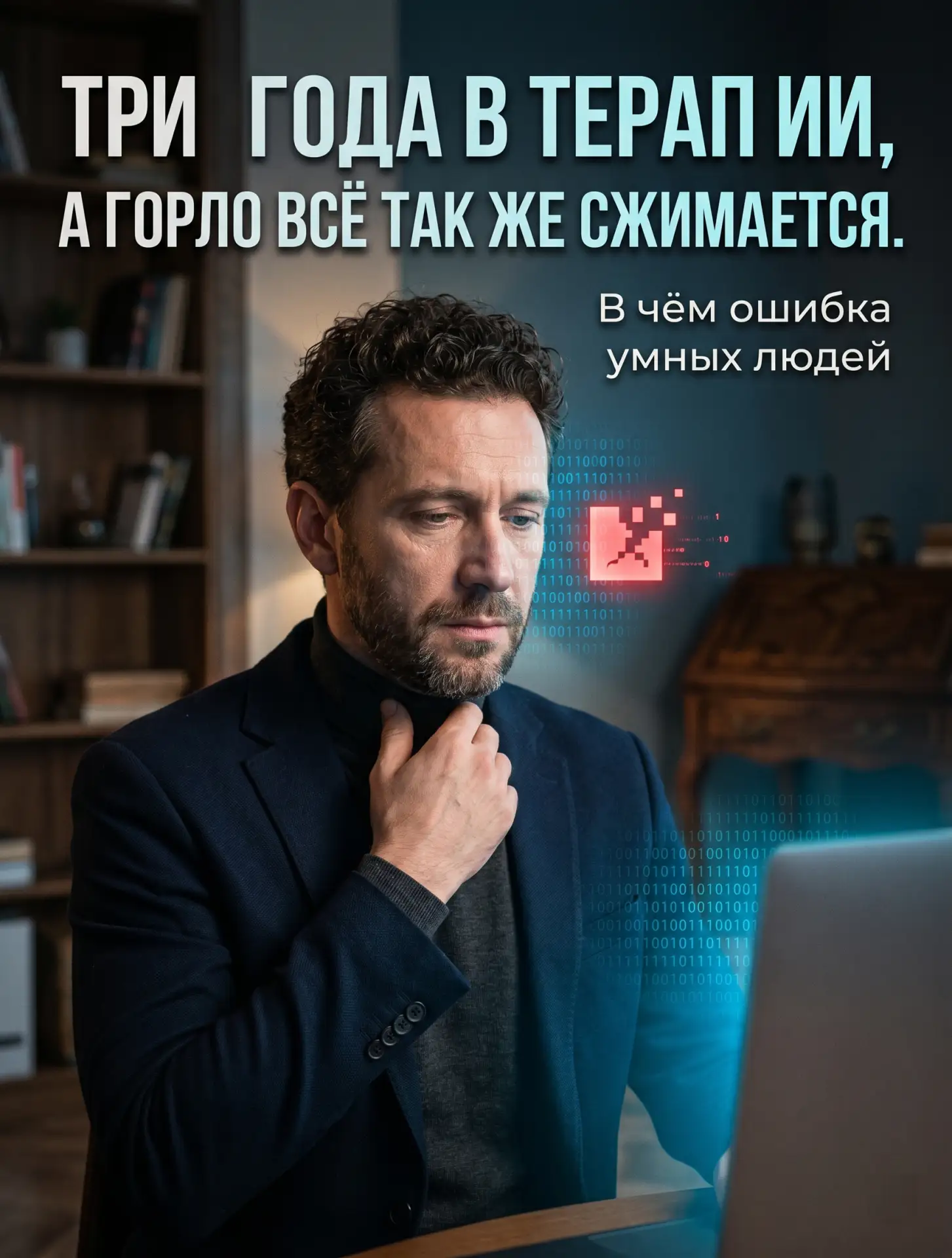 📌 Три года в терапии, а горло всё так же сжимается. В чем ошибка умных людей

Вчера на сессии снова
