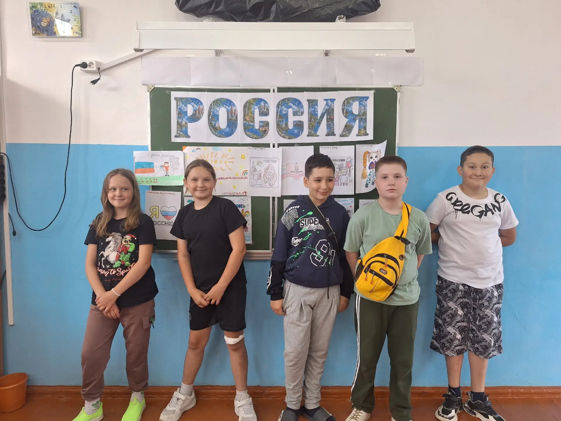 🇷🇺 12 июня отмечается День России, к этой дате ребята из летнего лагеря присоединились к всероссий