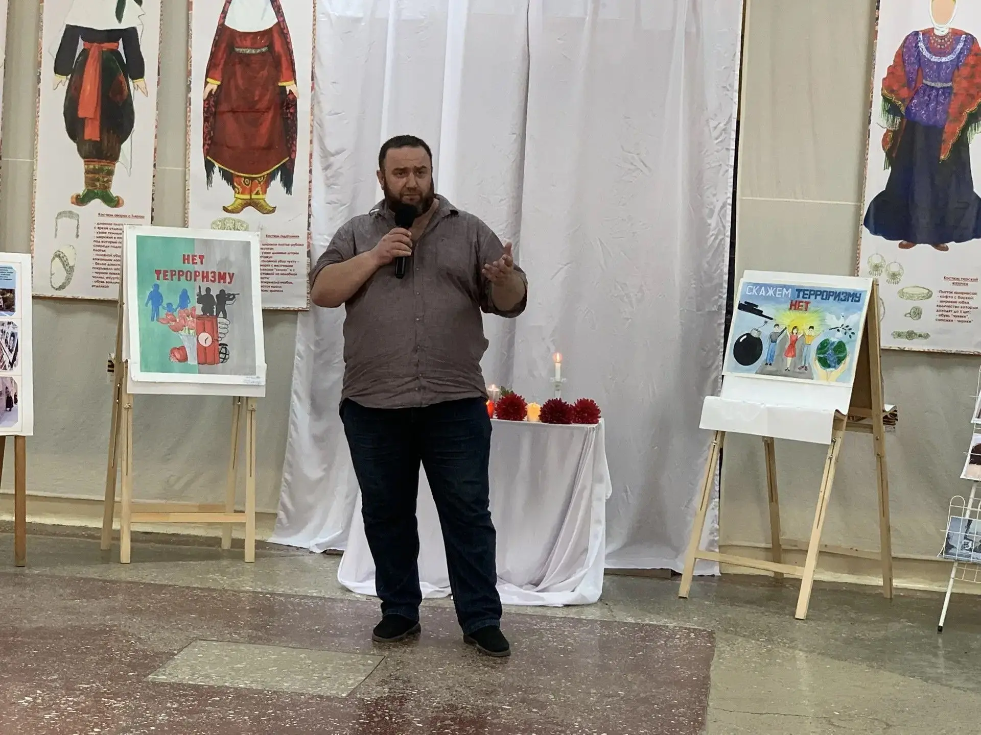 Сегодня прошла акция памяти, посвященная Дню солидарности в борьбе с терроризмом