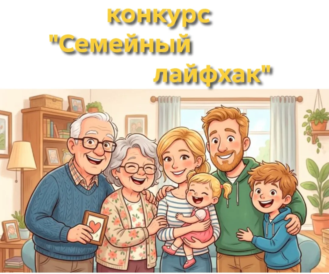 Объявляем  видеоконкурс  "Семейный лайфхак"...