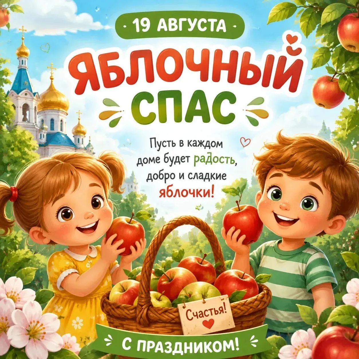 🍏Поздравляем с Яблочным Спасом!