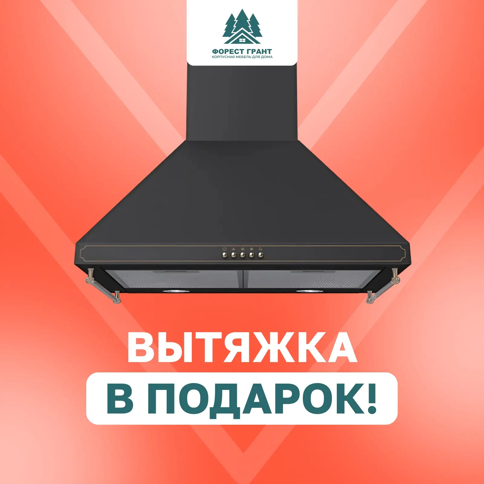 Вытяжка в подарок 🎁
