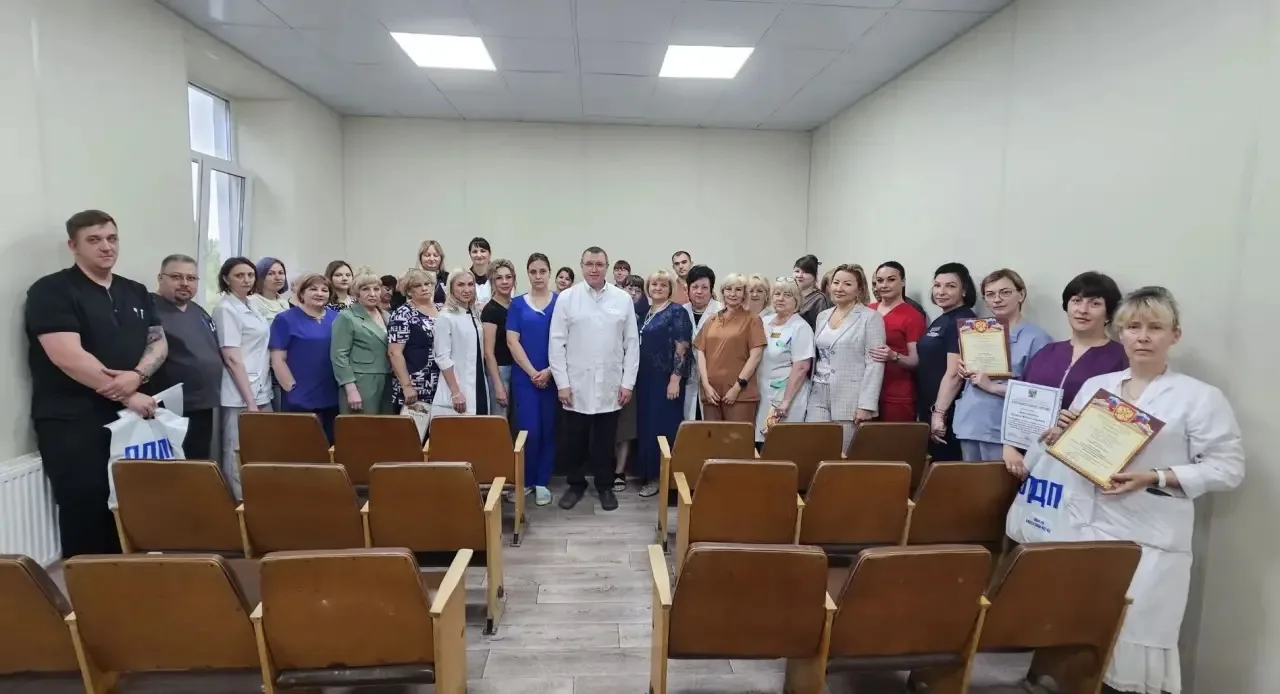19 июня коллектив Краснолучской городской многопрофильной больницы «Известий» принимал ...