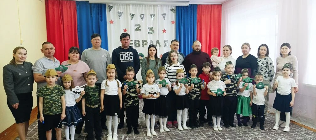 19 февраля в нашем детском саду прошел настоящий праздник спорта, мужества и семейного единения праз