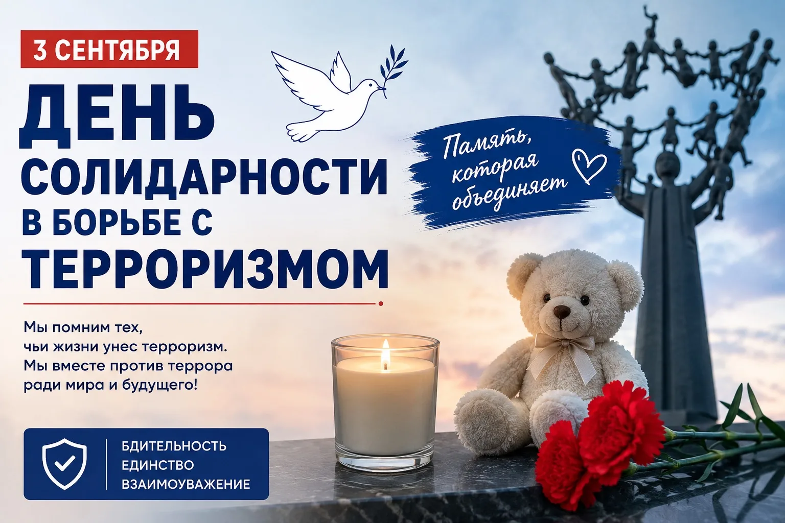 🕯 3 сентября — День солидарности в борьбе с терроризмом