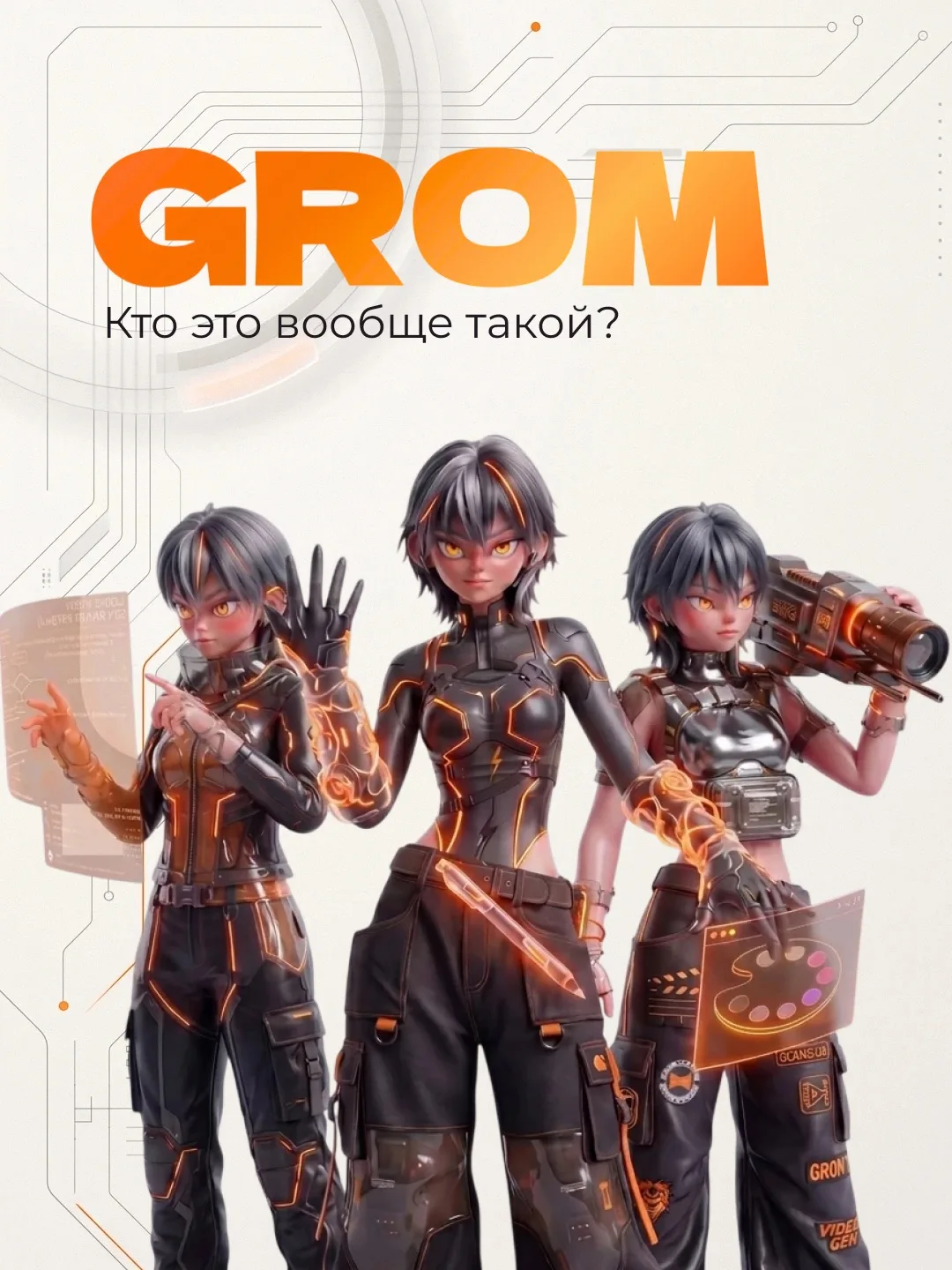Если вы думали, что GROM — это одна модель, пора познакомиться поближе. 👀

На самом деле это целая 
