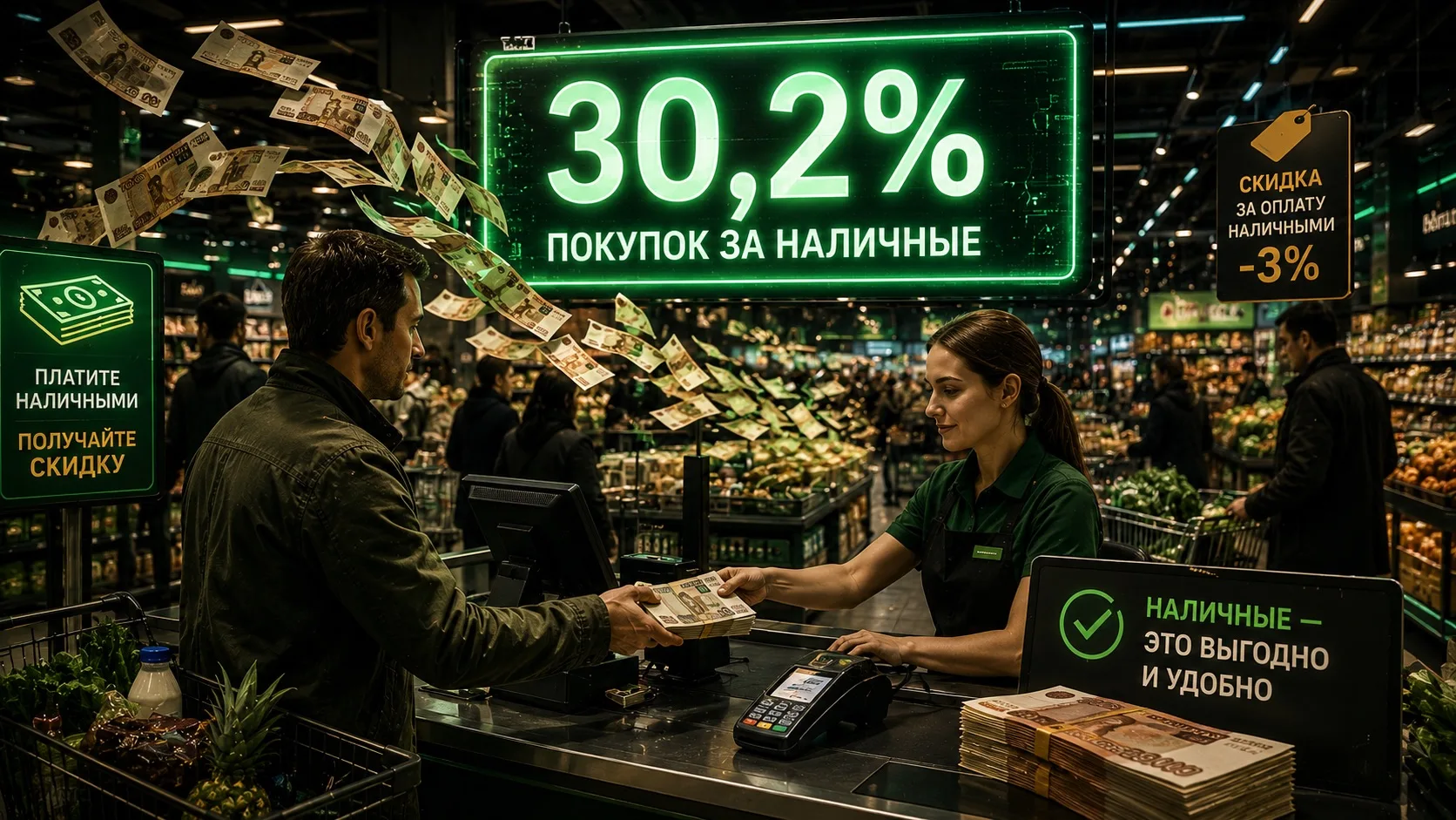 💵 Россияне всё чаще расплачиваются наличными

По данным «Известий», в первой половине 2026 года дол