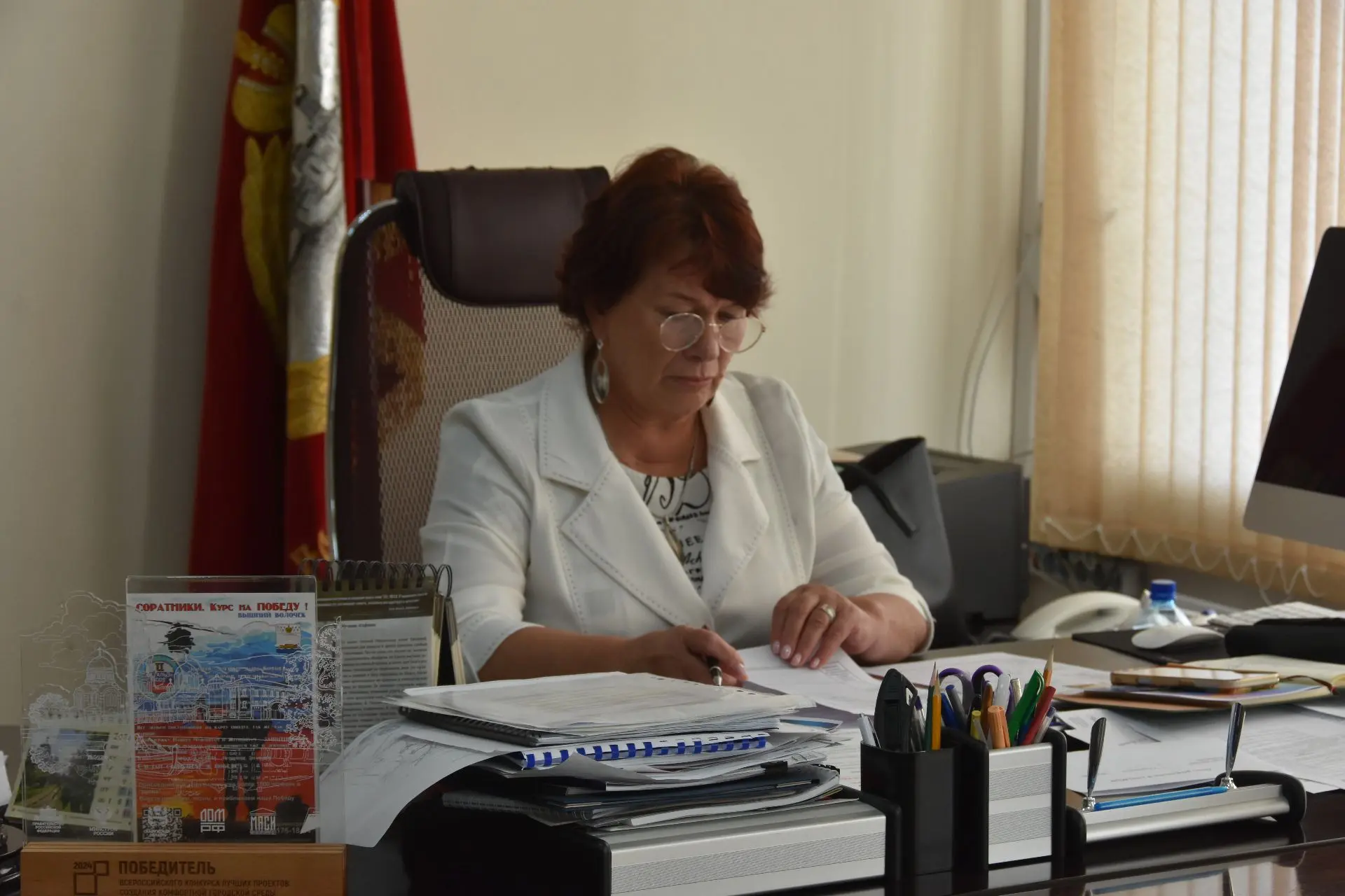 Сегодня Глава Вышневолоцкого муниципального округа Наталья Рощина провела очередной при...