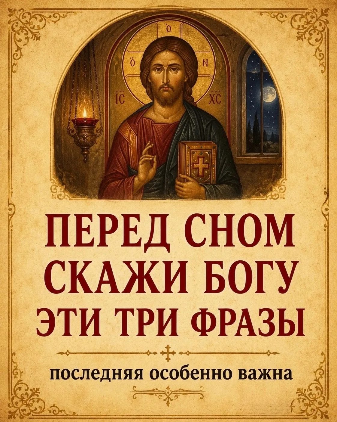 🌿 ТРИ ФРАЗЫ ПЕРЕД СНОМ, КОТОРЫЕ ВОЗВРАЩАЮТ ДУШЕ МИР