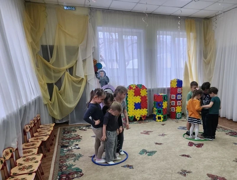В дошкольных отделениях прошли игровые, познавательные досуги посвященные Дню космонавтики "Если тол