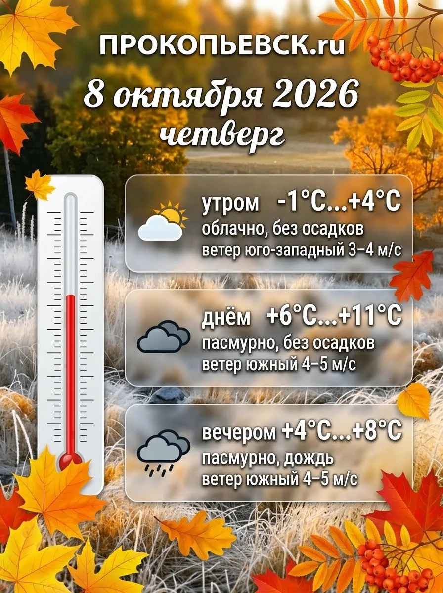 О погоде на четверг, 8 октября.
