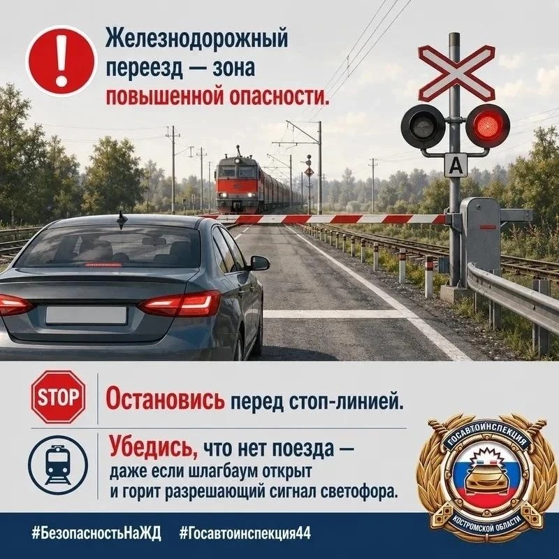 🚉 Железнодорожный переезд — один из самых опасных участков дороги. Ошибка здесь может ...