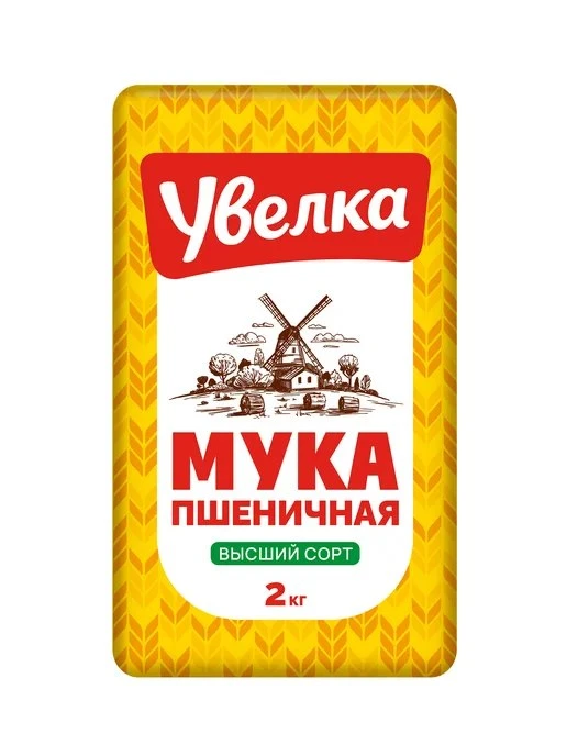 🟣 Мука пшеничная высший сорт 2 кг