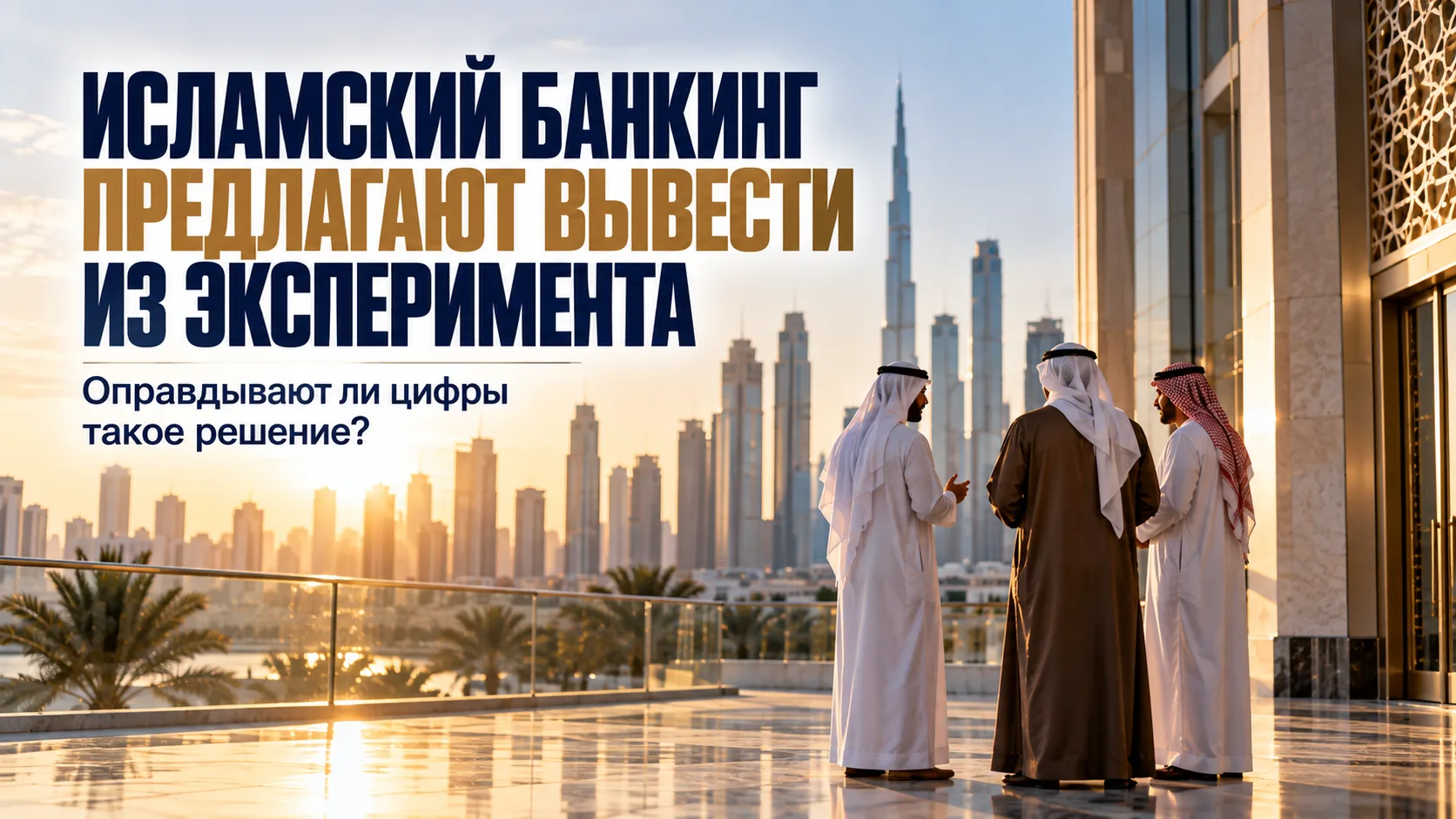 Исламский банкинг предлагают вывести из эксперимента. Оправдывают ли цифры такое решение?