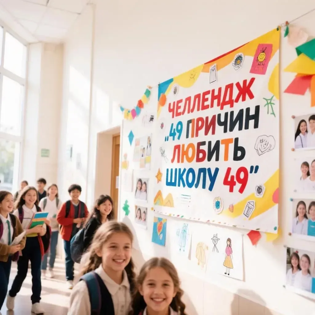 🎒 ЧЕЛЛЕНДЖ «49 ПРИЧИН ЛЮБИТЬ ШКОЛУ 49» 💖📚

Суть: Каждый участник (ученик, родитель, учитель, выпу