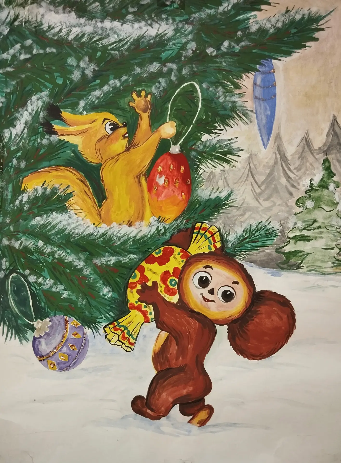 🎄❄Краски новогодней сказки