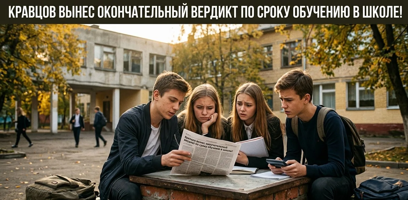 ШКОЛЬНЫЙ СРОК: КРАВЦОВ ВЫНЕС ОКОНЧАТЕЛЬНЫЙ ВЕРДИКТ ПО ОБУЧЕНИЮ!
