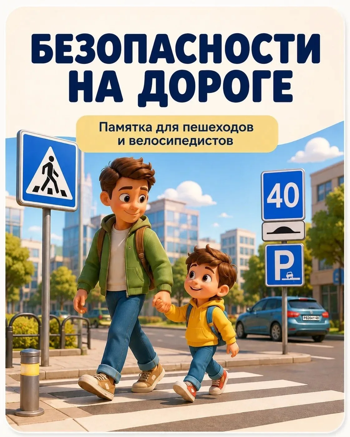 🚦Знать правила дорожного движения важно в любом возрасте.
Они помогают сделать дороги безопаснее дл
